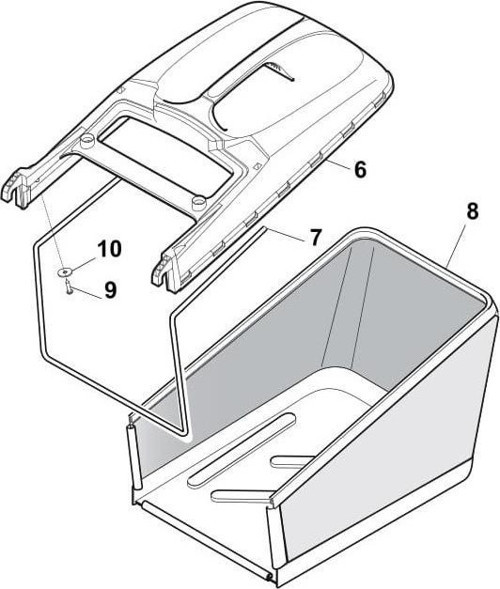 53 SQB Çim Biçme Makinesı Sepet Filesi no.8