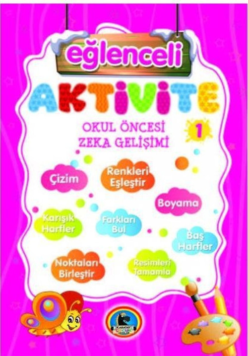 4E Boyama Kitabı Aktivite Zeka Eğitimi Örnekli Renkli 128 Syf. Karatay Yayınevi