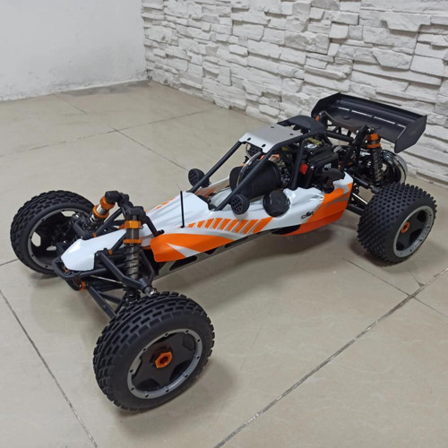 SY RACING 1/5 Baja 5B 30.5CC RTR Kurşunsuz Benzinli Uzaktan Kumandalı RC Arazi Model Araba 80+kmh 75CM Uzunluk Offroad