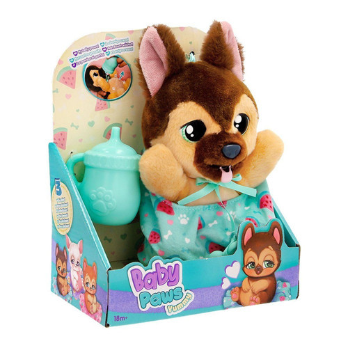 BAW03200 Baby Paws Yummy German Shepherd 18cm Peluş Kız Erkek Çocuk Oyuncak Eğitici Oyuncaklar