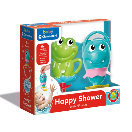 17444 Baby Clementoni - İlk Arkadaşlarım Banyo Oyuncağı +6 ay Kız Erkek Çocuk Oyuncak Eğitici Oyunca
