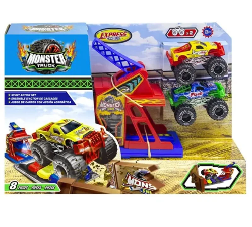 Express Wheels Die Cast Metal Araçlı Fırlatma Rampası Kız Erkek Çocuk Oyuncak Eğitici Oyuncaklar