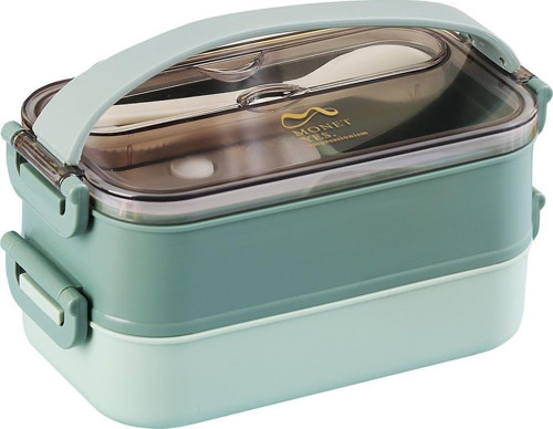 XC-465 1500ml Yeşil Çelik Lunch Box