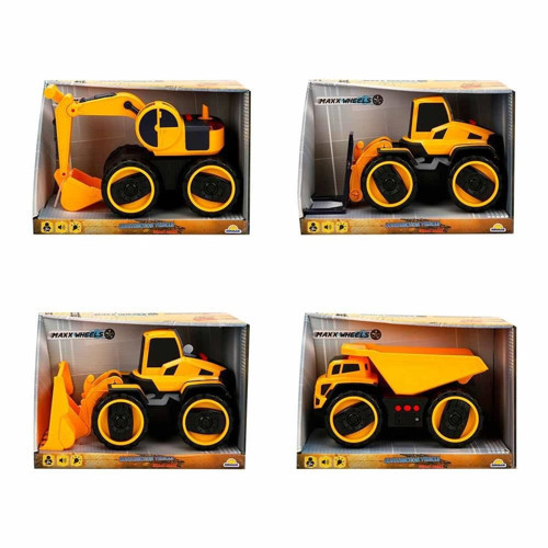 Maxx Wheels Sesli ve Işıklı İnşaat Araçları 22cm -1adet fiyatıdır Kız Erkek Çocuk Oyuncak Eğitici Oy