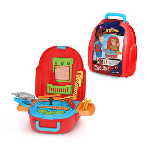 03845 Spiderman Tamir Seti Sırt Çantası -Fentoys Kız Erkek Çocuk Oyuncak Eğitici Oyuncaklar