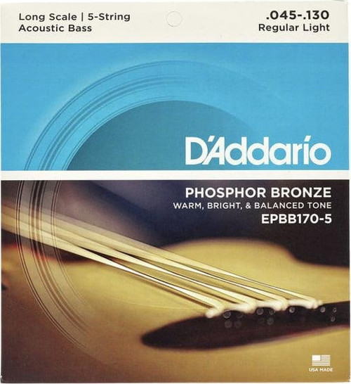 EPBB170-5 Phosphor Bronze 5 Telli Akustik Bas Gitar Teli 045