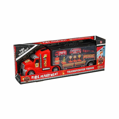 ERN-875 Heroes Toys Çantalı İtfaiye Taşıyıcı Tır Seti Kız Erkek Çocuk Oyuncak Eğitici Oyuncaklar