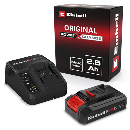 Orijinal Starter Set 2,5 Ah PXC 4512097 | akü + 3A şarj cihazı | 50 dk şarj süresi