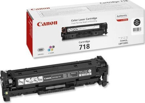 CRG-718BK Black Siyah Toner MF728-729 MFC8350-8580 LBP7210