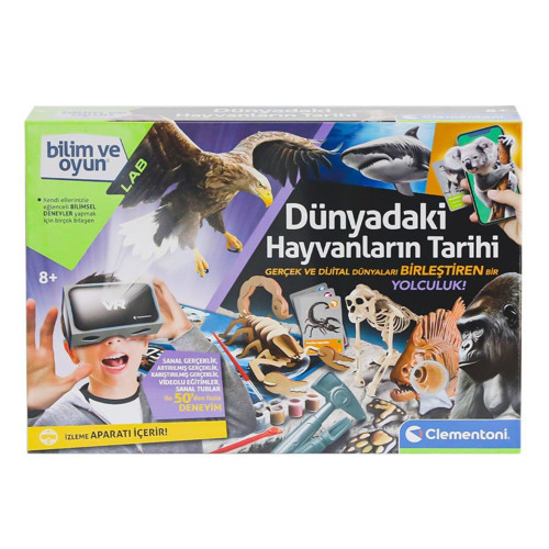 64093 Bilim ve Oyun - Dünyadaki Hayvanların Tarihi Kız Erkek Çocuk Oyuncak Eğitici Oyuncaklar
