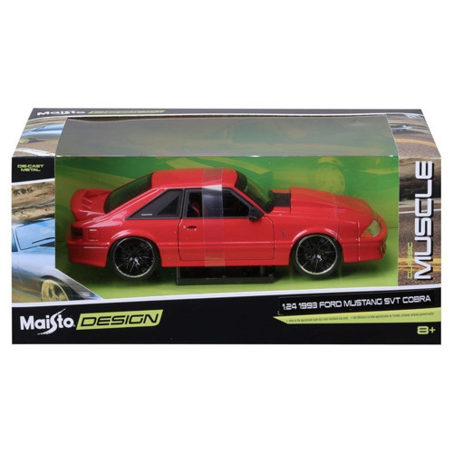 MAY 32549 1:24 1993 Ford Mustang SVT Cobra Model Araba -Necotoys Kız Erkek Çocuk Oyuncak Eğitici Oyu