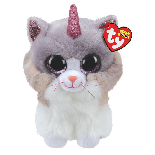 Ty Beanie Boos Peluş Unicorn Kedi Asher 22cm Kız Erkek Çocuk Oyuncak Eğitici Oyuncaklar