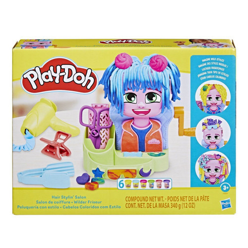 F8807 Play-Doh Renkli Kuaför Salonu+3 yaş Kız Erkek Çocuk Oyuncak Eğitici Oyuncaklar
