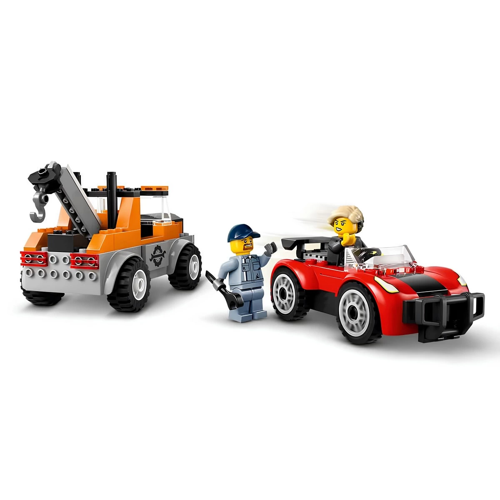LEGO City Çekici Kamyon ve Spor Araba Tamiri 60435 Kız Erkek Çocuk Oyuncak Eğitici Oyuncaklar