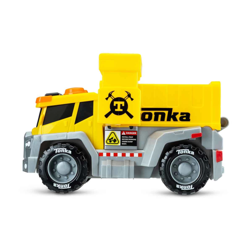 Damperli Kamyom Crank and Haul Sesli ve Işıklı S00006242 Kız Erkek Çocuk Oyuncak Eğitici Oyuncaklar