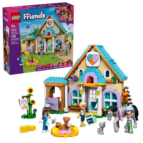 42651 Lego Friends Veteriner Kliniği parça + yaş Kız Erkek Çocuk Oyuncak Eğitici Oyuncaklar