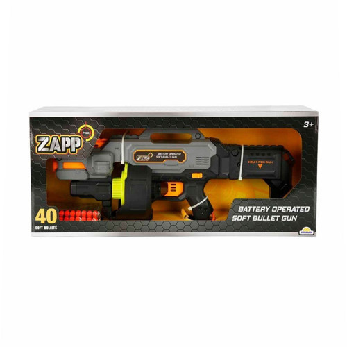 4574 Zapp Toys 40 Mermili Sünger Dart Atan Silah 57cm Kız Erkek Çocuk Oyuncak Eğitici Oyuncaklar