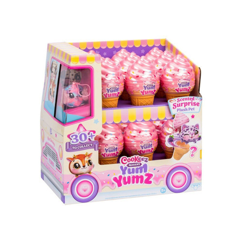 CKE07000 Cookeez Makery Yum Yumz Dondurma Tekli Paket Kokulu Peluş -1adet Fiyatıdır Kız Erkek Çocuk