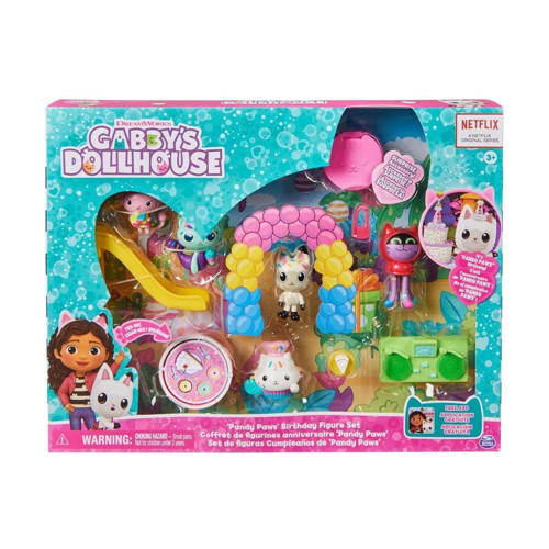 6069141 Gabbys Dollhouse Hayal Evi Pandi Patinin Doğum Günü Seti Kız Erkek Çocuk Oyuncak Eğitici Oyu