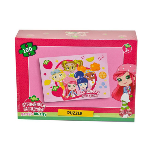 CK7909 Çilek Kız 100 Parça Puzzle - Laço Kids - Utku Oyuncak Kız Erkek Çocuk Oyuncak Eğitici Oyuncak