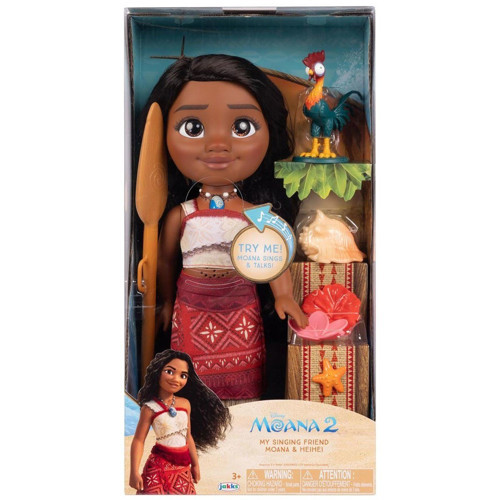 JKP 237581 Disney Moana - Moana Şarkı Söyleyen Bebek 38cm Kız Erkek Çocuk Oyuncak Eğitici Oyuncaklar