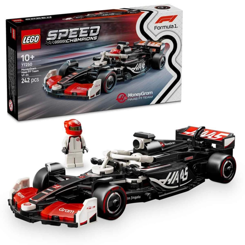 LEGO Speed Champions MoneyGram Haas F1 Team VF-24 Yarış Arabası 77250 Kız Erkek Çocuk Oyuncak Eğitic