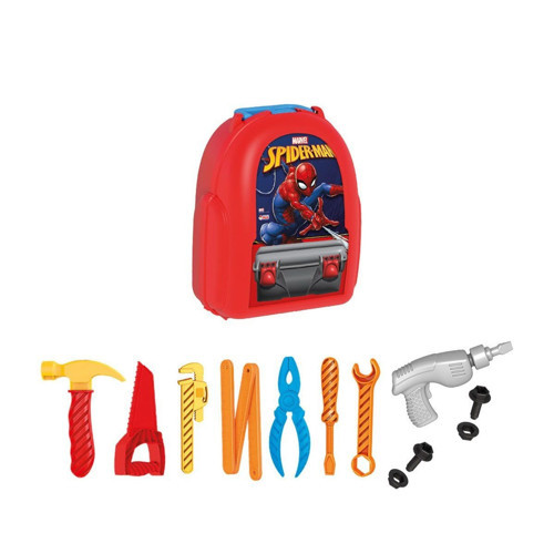 03845 Spiderman Tamir Seti Sırt Çantası -Fentoys Kız Erkek Çocuk Oyuncak Eğitici Oyuncaklar