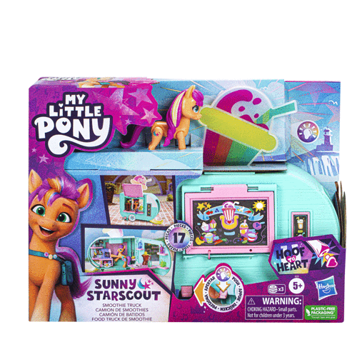 F6339 My Little Pony - Sunny Starscout Smoothie Arabası +3 yaş Kız Erkek Çocuk Oyuncak Eğitici Oyunc