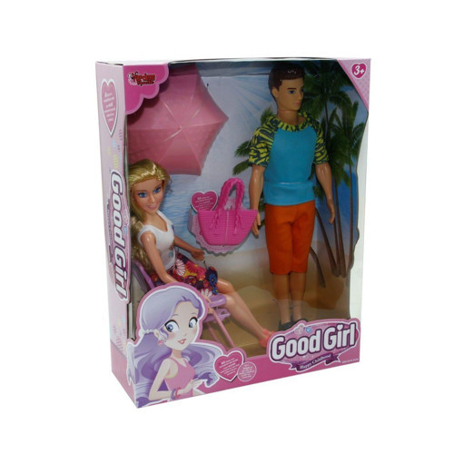 WG-115149 Kutulu 29cm Tatil Yapan Kız ve Arkadaşı - Vardem Oyuncak Kız Erkek Çocuk Oyuncak Eğitici O