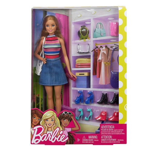 FVJ42 Barbie ve Muhteşem Aksesuarları Kız Erkek Çocuk Oyuncak Eğitici Oyuncaklar