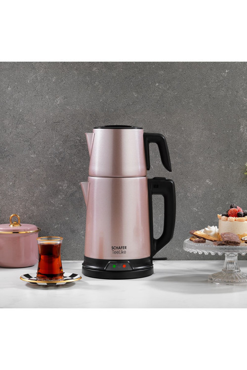 TeeLike Paslanmaz Çelik Çay Makinesi-Rosegold