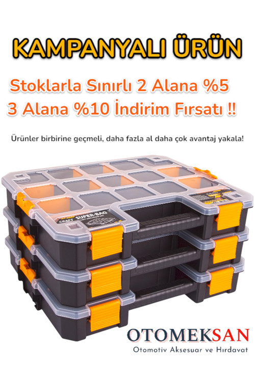 CRAFT ORGANIZER 300 - Çok Gözlü El İşi & Hobi Düzenleyici Kutusu | Dayanıklı ve Pratik Saklama Çözüm