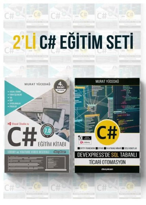 2'li C# Eğitim Seti - 2 Kitap Takım