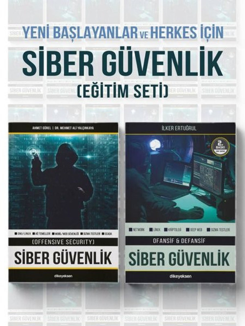 Yeni Başlayanlar ve Herkes İçin Siber Güvenlik Eğitim Seti - 2 Kitap Takım