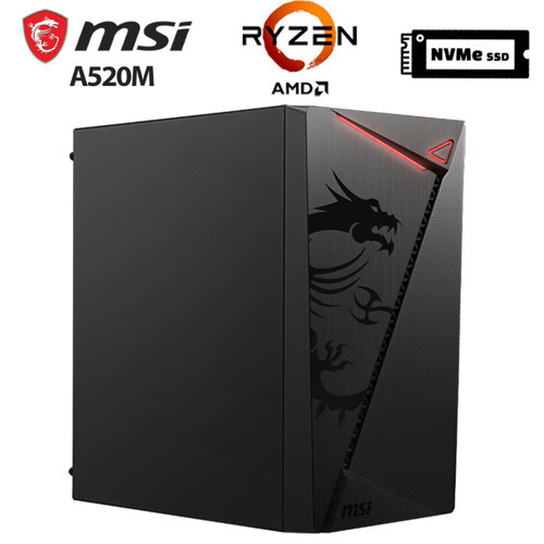 SHIELD x7 Ryzen 5 5500 16GB Ram 512GB M.2 NVMe SSD 2GB GT610 Masaüstü Ultra Performanslı Ofis Bilgisayarı