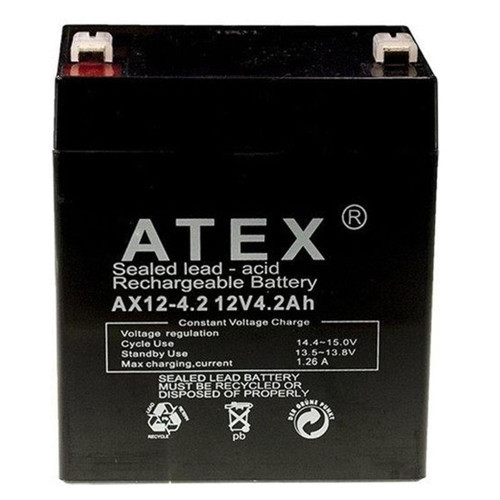 AX12-4.2 12 Volt 4.2 Amper Kuru Akü (90x70x101 Mm)