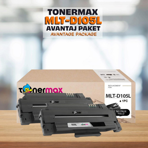 Samsung ML-2540R Muadil Toner 2'li Avantaj Paket / MLT-D105L / ML2540R