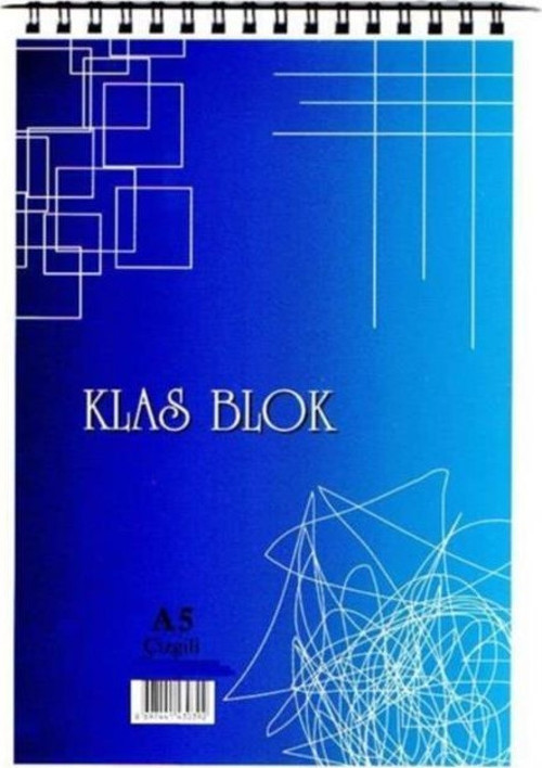 Bloknot Spiralli Çizgili 40 YP A5