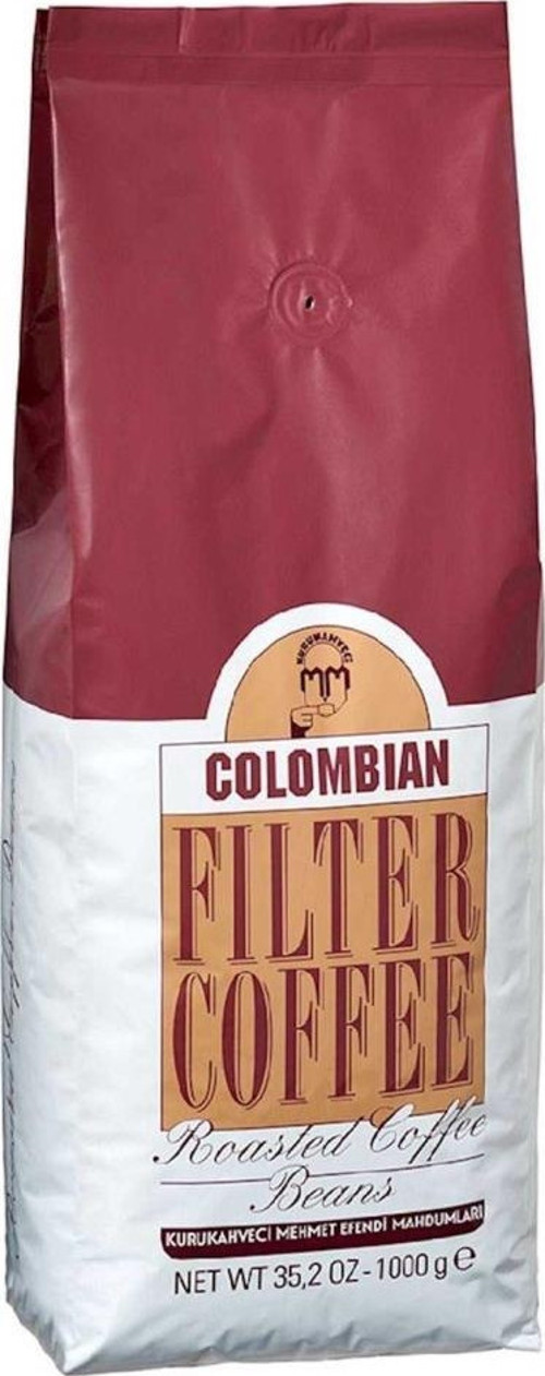 Colombian 1000gr Çekirdek Kahve (Roasted) Net WT 35,2 OZ