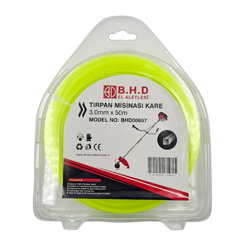 B.H.D BHD00657 3mm 50m Kare Tırpan Misina