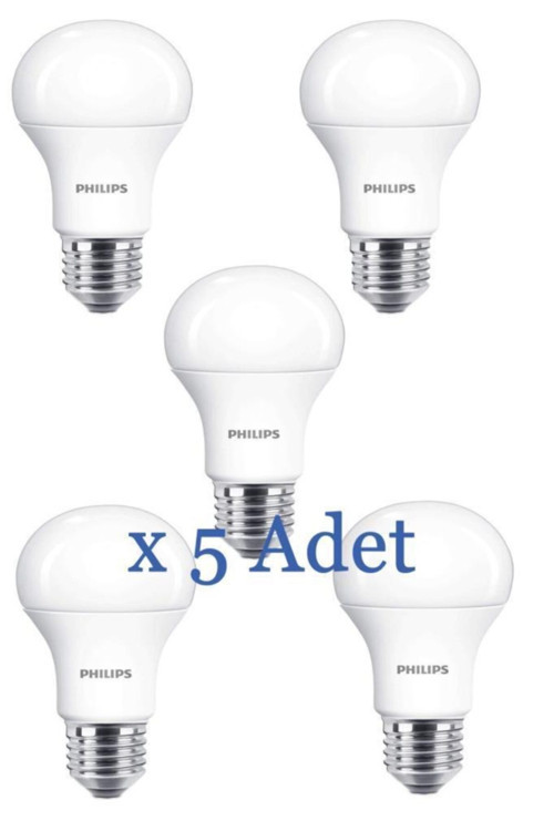 13W (100W) Led Ampul Beyaz 6500K (5 Adet) E27 Duy