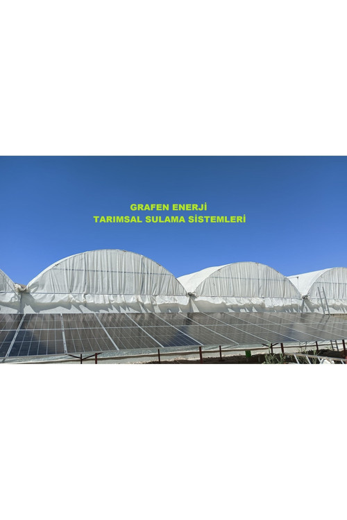 15 Hp (11 Kw) Güneş Enerjili Tarımsal Sulama Sistemi 15Hp Halfcut Monokristal Paneller