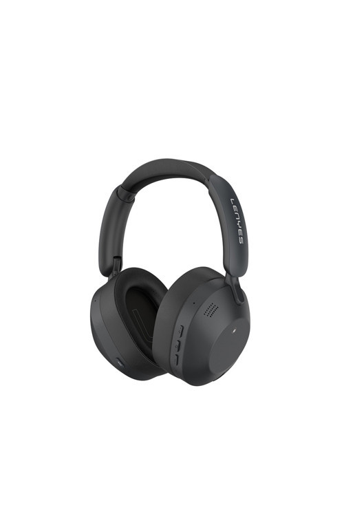 Anc Özellikli Enc Teknolojili Kulak Üstü Bluetooth Kulaklık Lh28 V5.4 Siyah