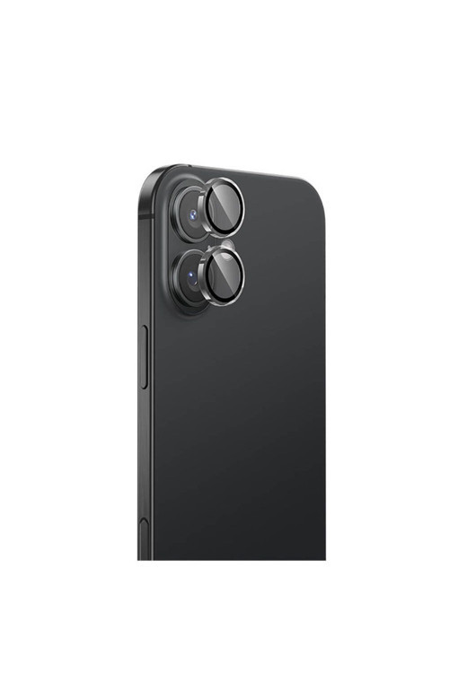 İphone 16 Uyumlu Ar Glass Warrior Transparan Premium Cam Kamera Lens Koruyucu Şeffaf