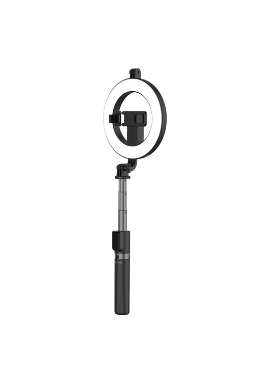 Lph102 Uzaktan Kumandalı Çok Fonksiyonlu Ring Light Selfie Çubuğu Siyah