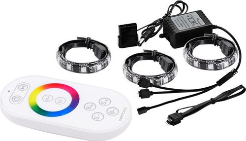 RGB380-LED UZAKTAN KUMANDALI LED ISIK 12V DC, 4 PIN D KONNEKTOR