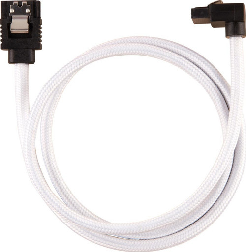 CORSAIR CC-8900248 Premium Sleeved SATA 6Gbps 30cm Cable — White