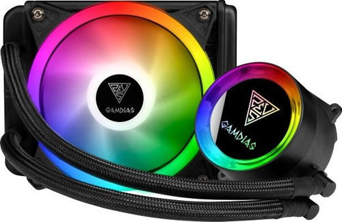 GAMDIAS 120mm CHIONE E2-120 LITE ARGB Sıvı Soğutmalı AM4-1700p İşlemci Fanı