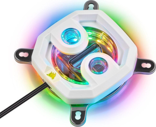 CORSAIR CX-9010007-WW CPU WATERBLOCK XC7 RGB (1200/AM4) — White