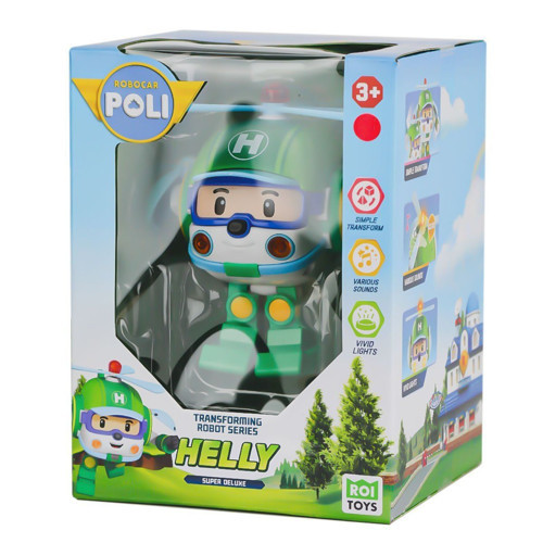 Kız Erkek Çocuk Oyuncak POLI MRT-686 Sesli ve Işıklı Robocar Poli Büyük Transforming Robot Roy -Necotoys Kız Erkek Çocuk Oyu